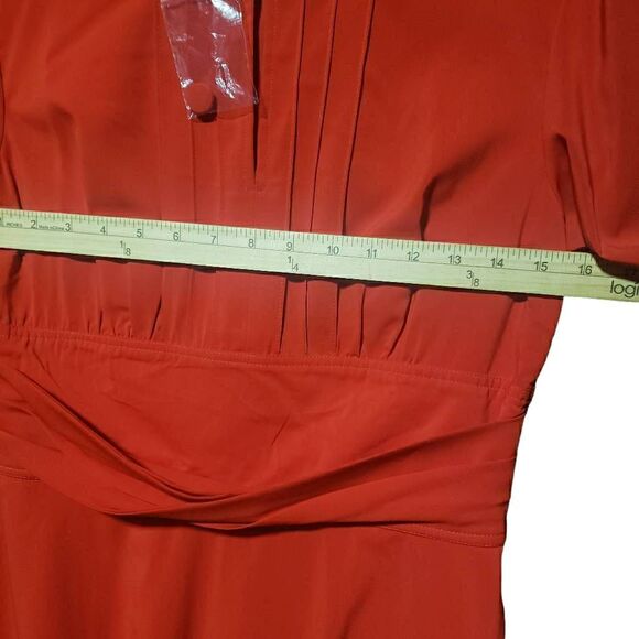 eShakti Red Dress Size M - Picture 3 of 16